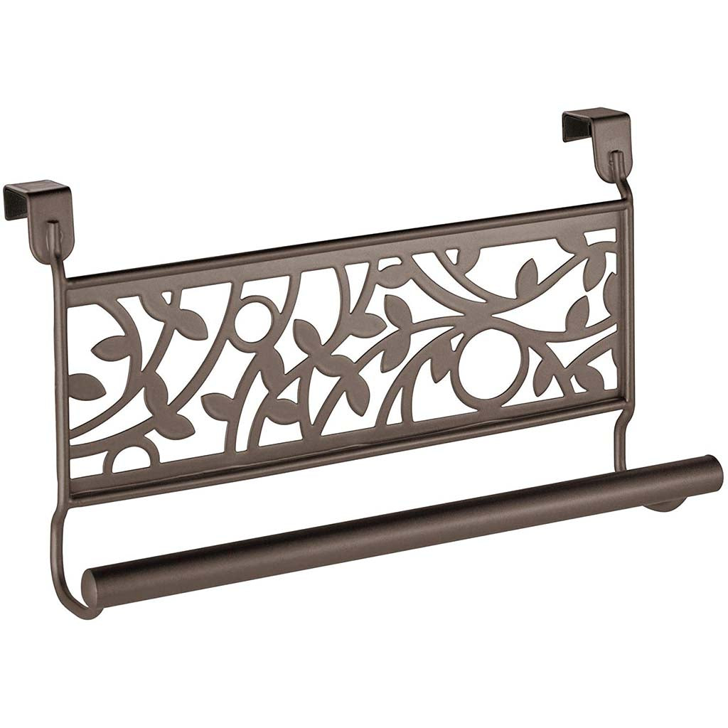 Vine Over Cabinet Towel Bar Bronze