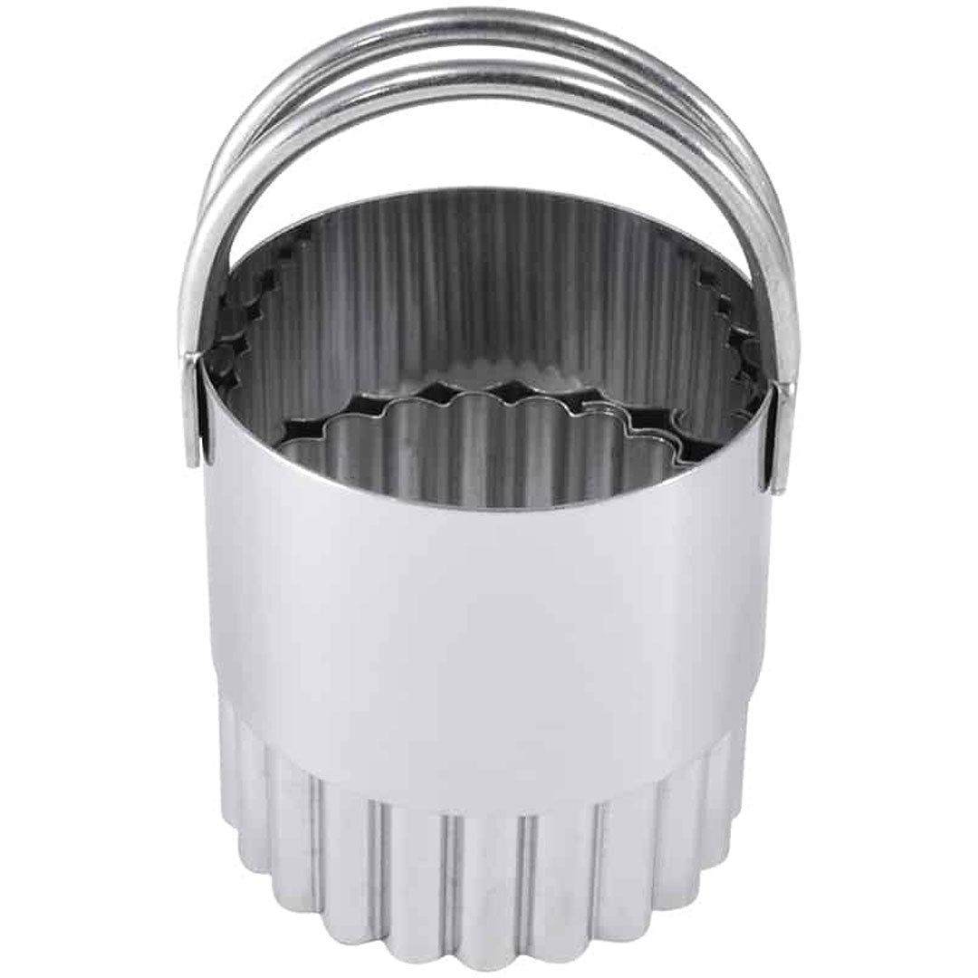 Fluted Biscuit Cutter Stainless Steel 1.5in