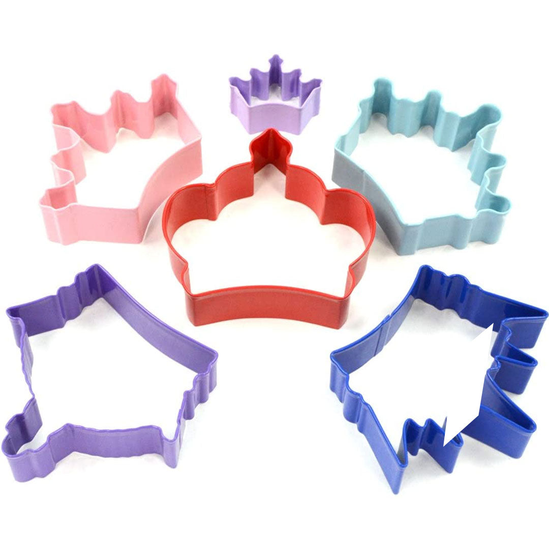 Crown Color Cookie Cutter 6pc Set