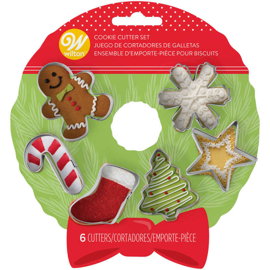 Merry Christmas Cookie Cutter 6pc Set