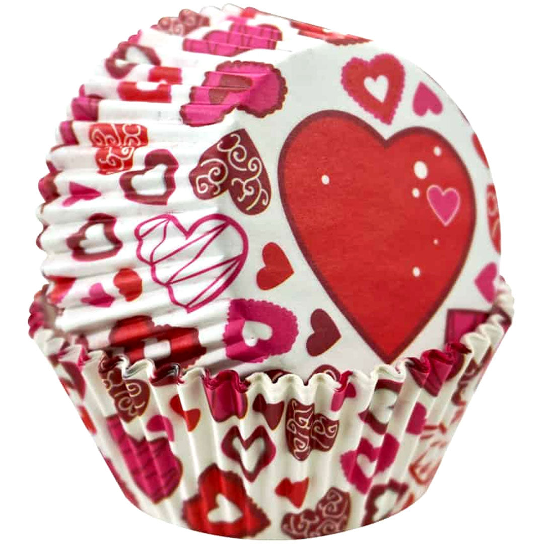 Cupcake Liners Valentine 50pc