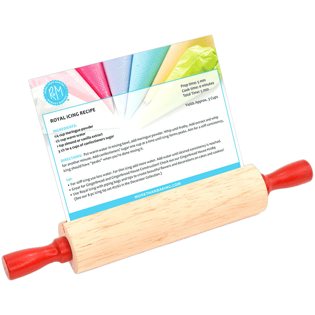 Rolling Pin Recipe Card Holder