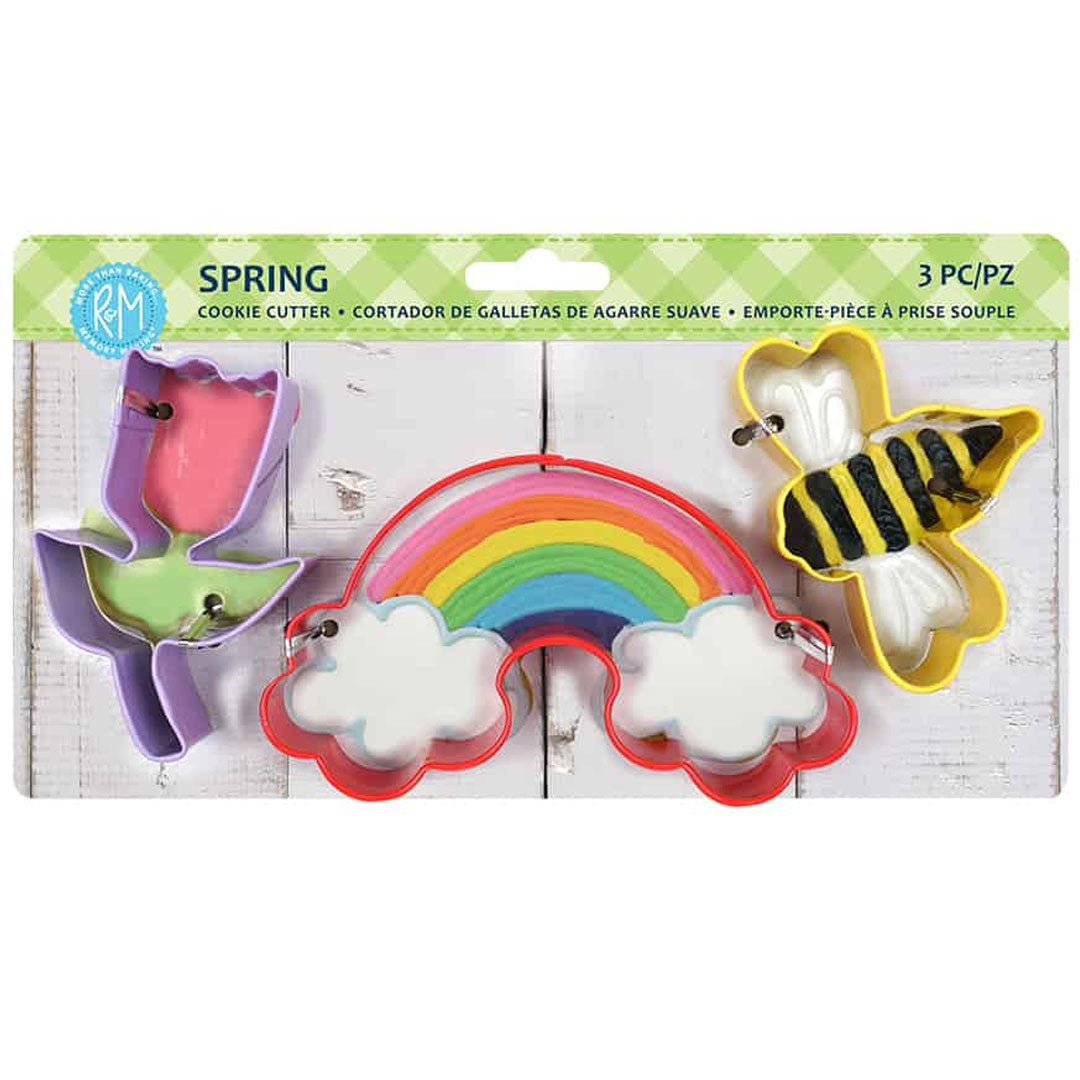 Spring Color Cookie Cutter Carded 3pc Set