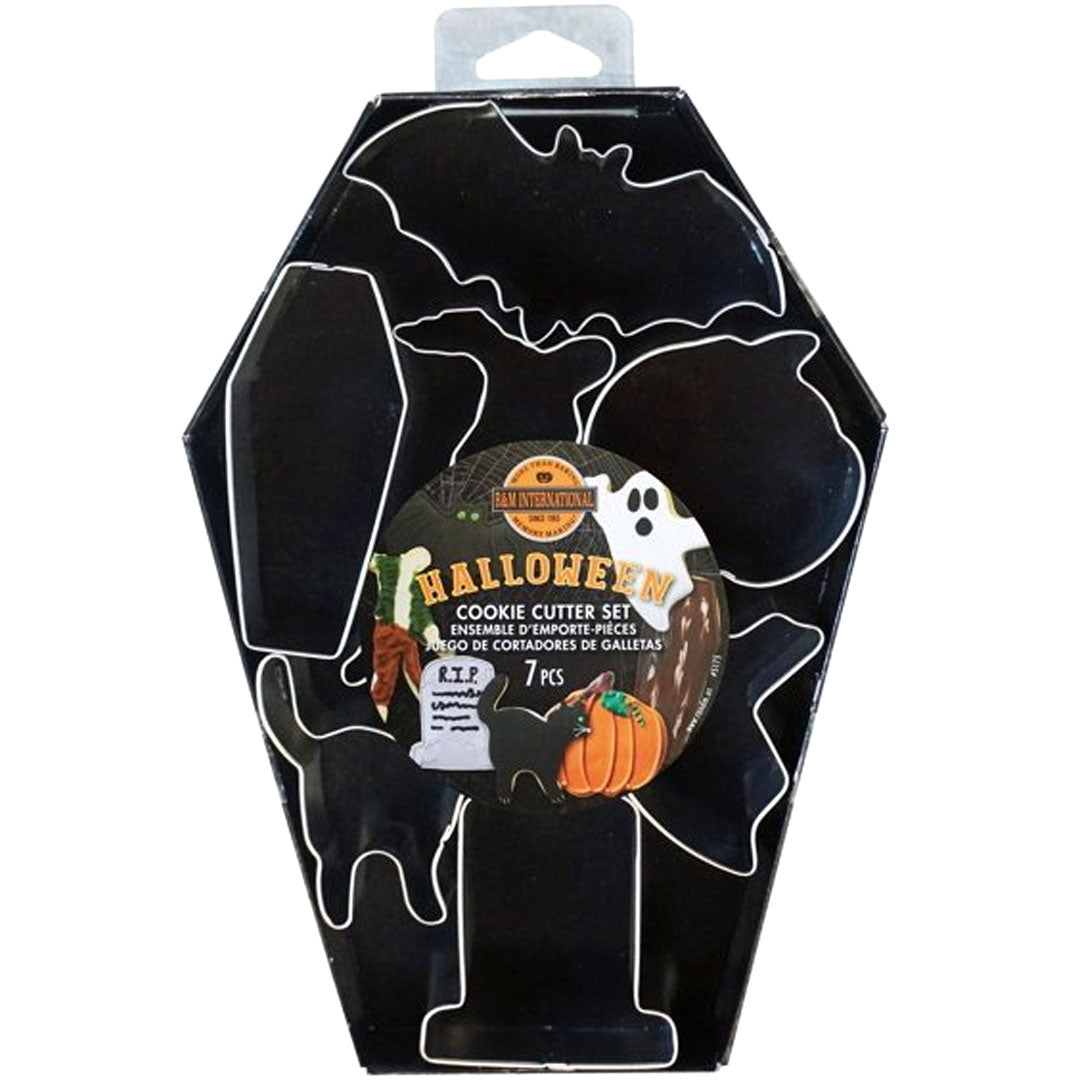 Coffin HalloweenCookie Cutter 7pc