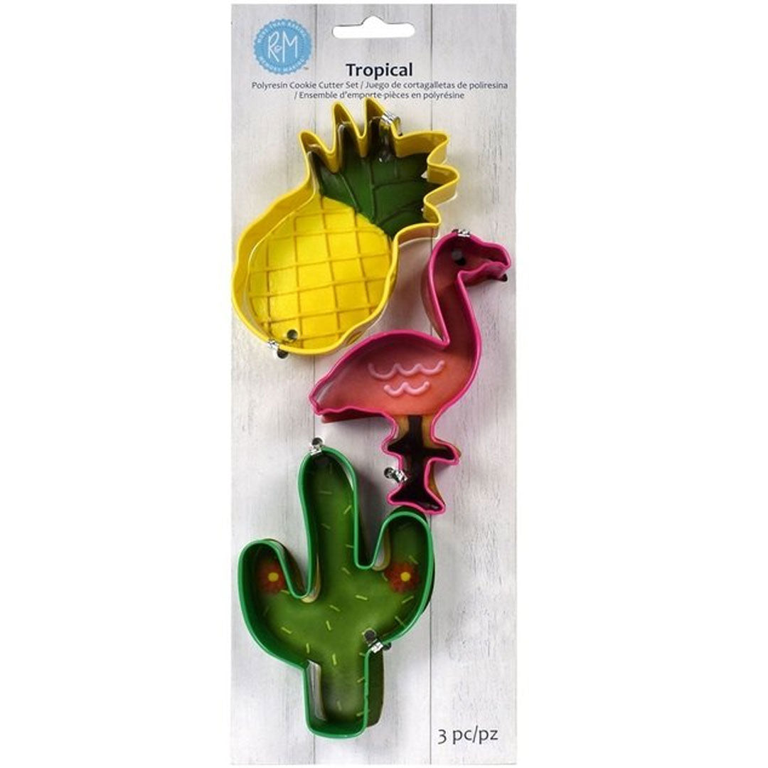 Tropical Cookie Cutter 3pc