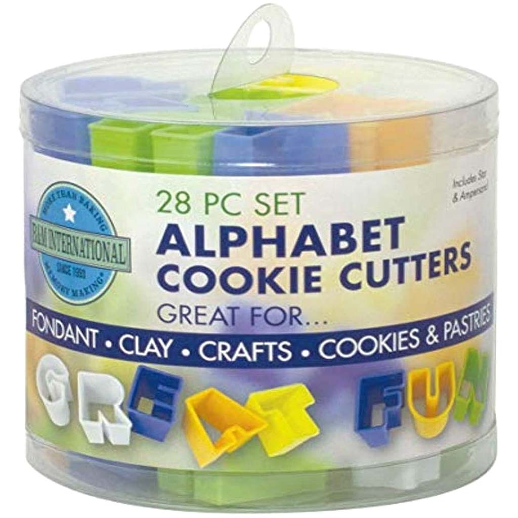 Alphabet Cookie Cutter 28pc Set