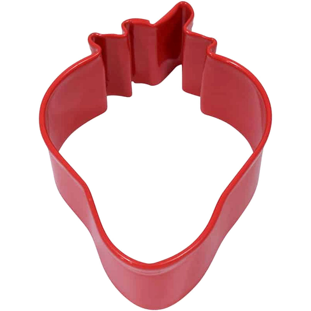 Strawberry Cookie Cutter Red, 2.5in
