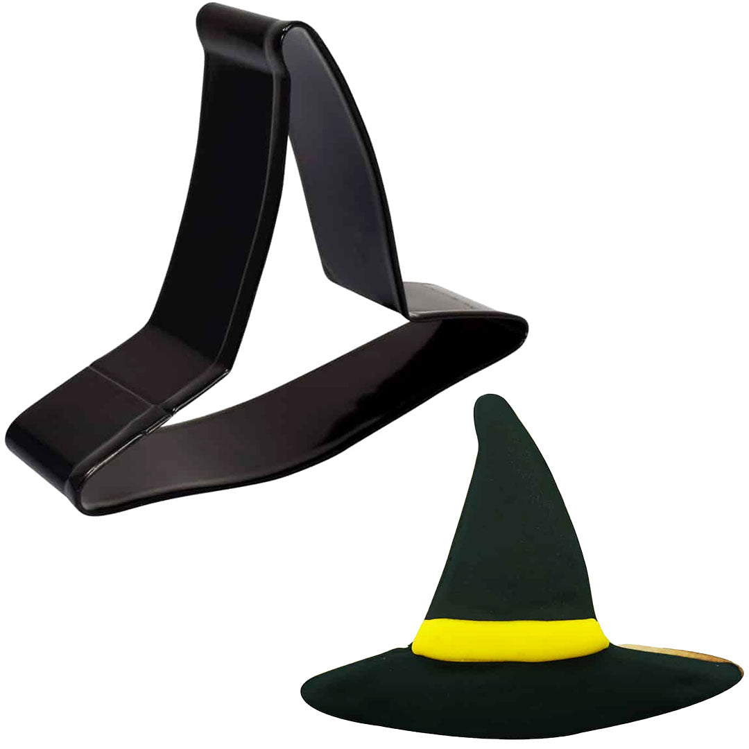 Witch Hat Cookie Cutter Black, 4.5in