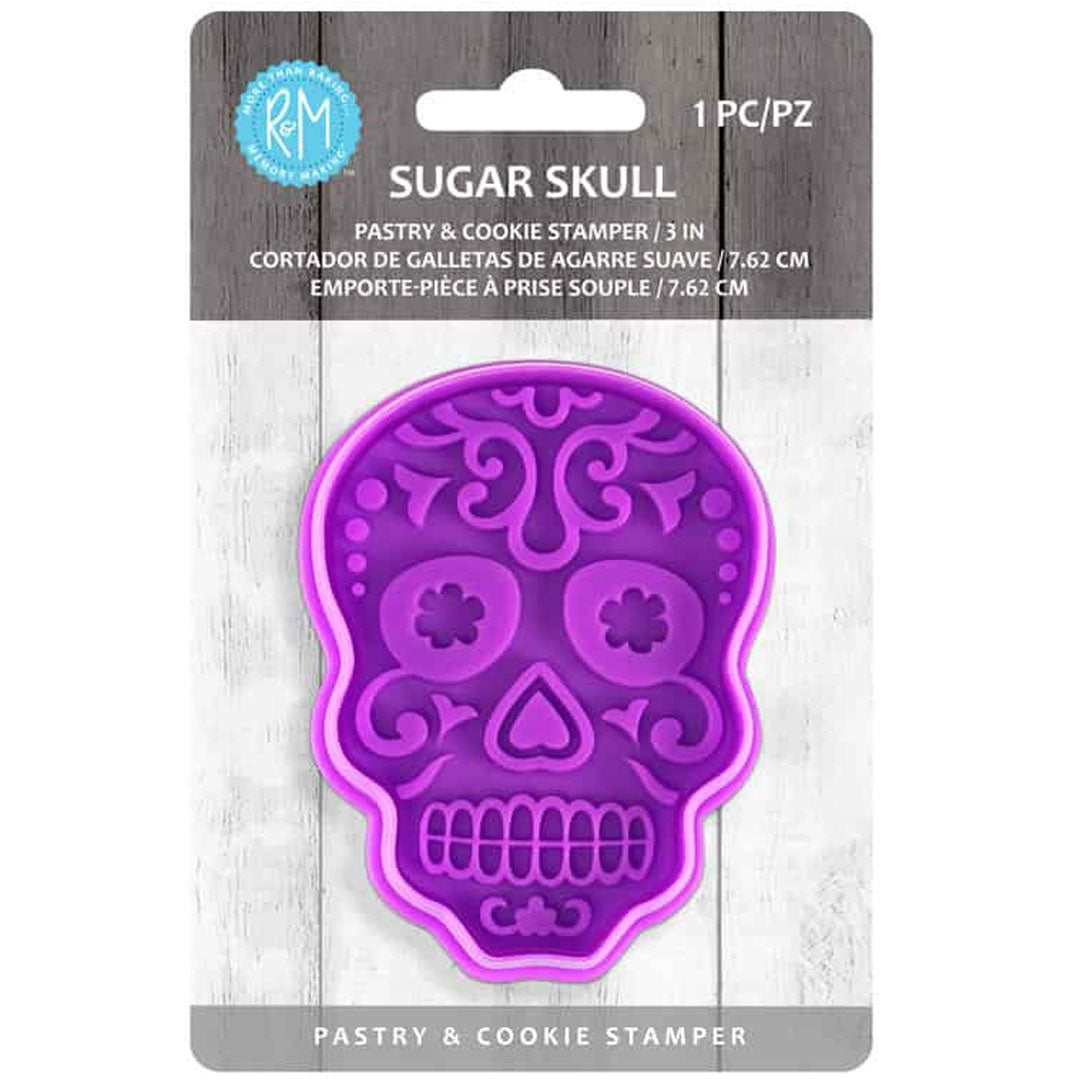 Day Of The Dead Sugar Skull Stamper 3in