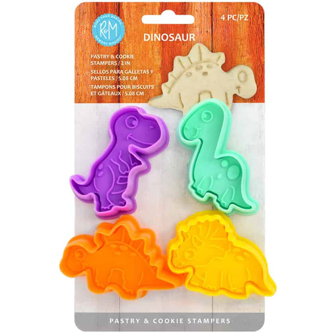 Dinosaur Pastry &amp; Cookies Stampers Set of 4