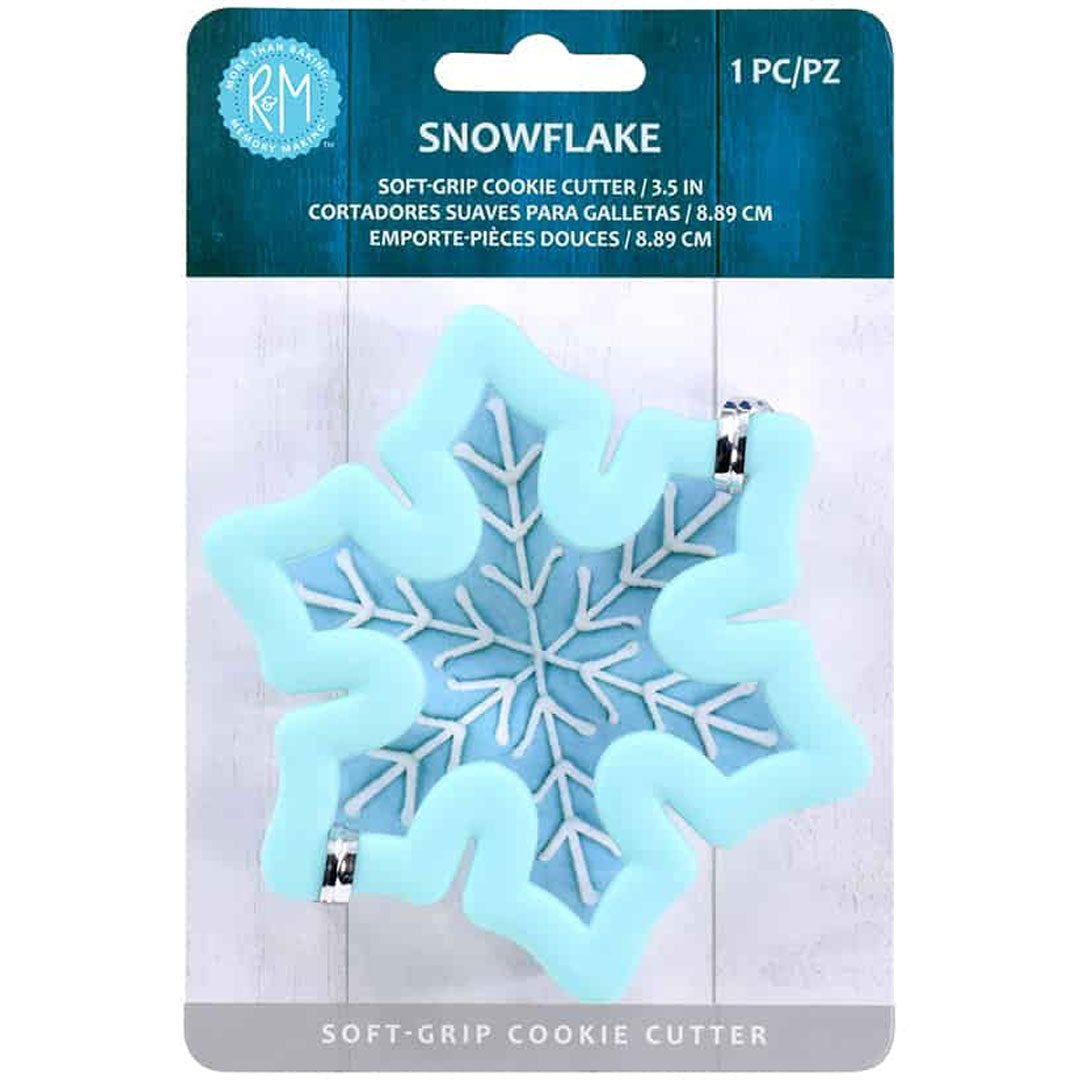 Snowflake Soft-Grip Cookie Cutter 3.5in