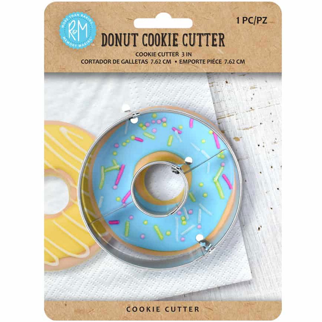 Donut Cookie Cutter Carded 3in