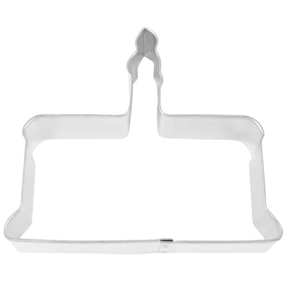 Cake With Candle Cookie Cutter 4in
