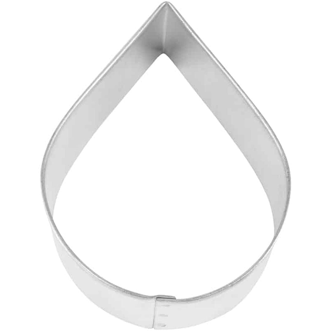 Teardrop / Raindrop Cookie Cutter 3.5in