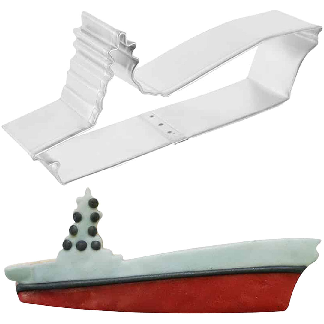 Aircraft Carrier Cookie Cutter 4.75in