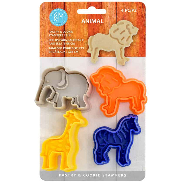 Animal Pastry & Cookie Stampers Set of 4