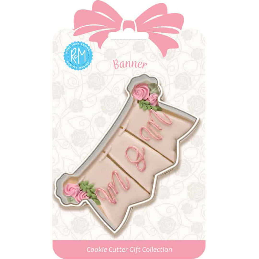 Banner Cookie Cutter 3.75in Carded
