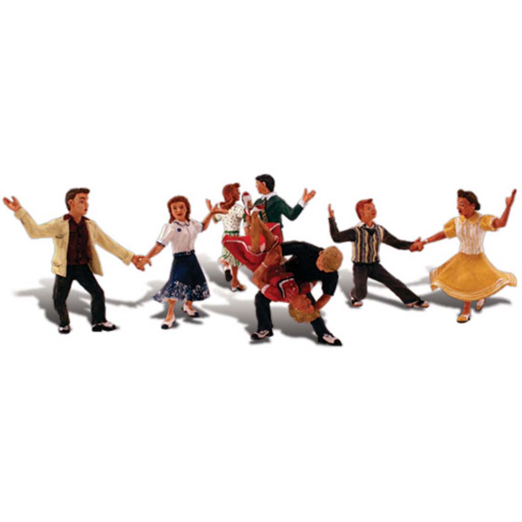 Woodland Scenics Swingin&#39; Sensation HO Scale Figures