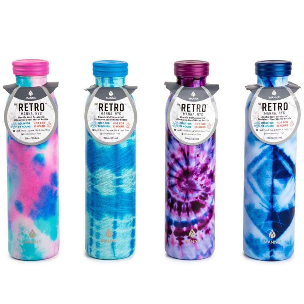 Retro Assorted Tie Dye 20oz