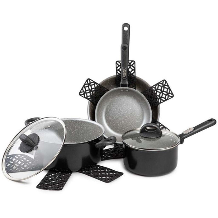 Satellite Nonstick Cookware Set Silver 8pc – Brooklyn Steel Co