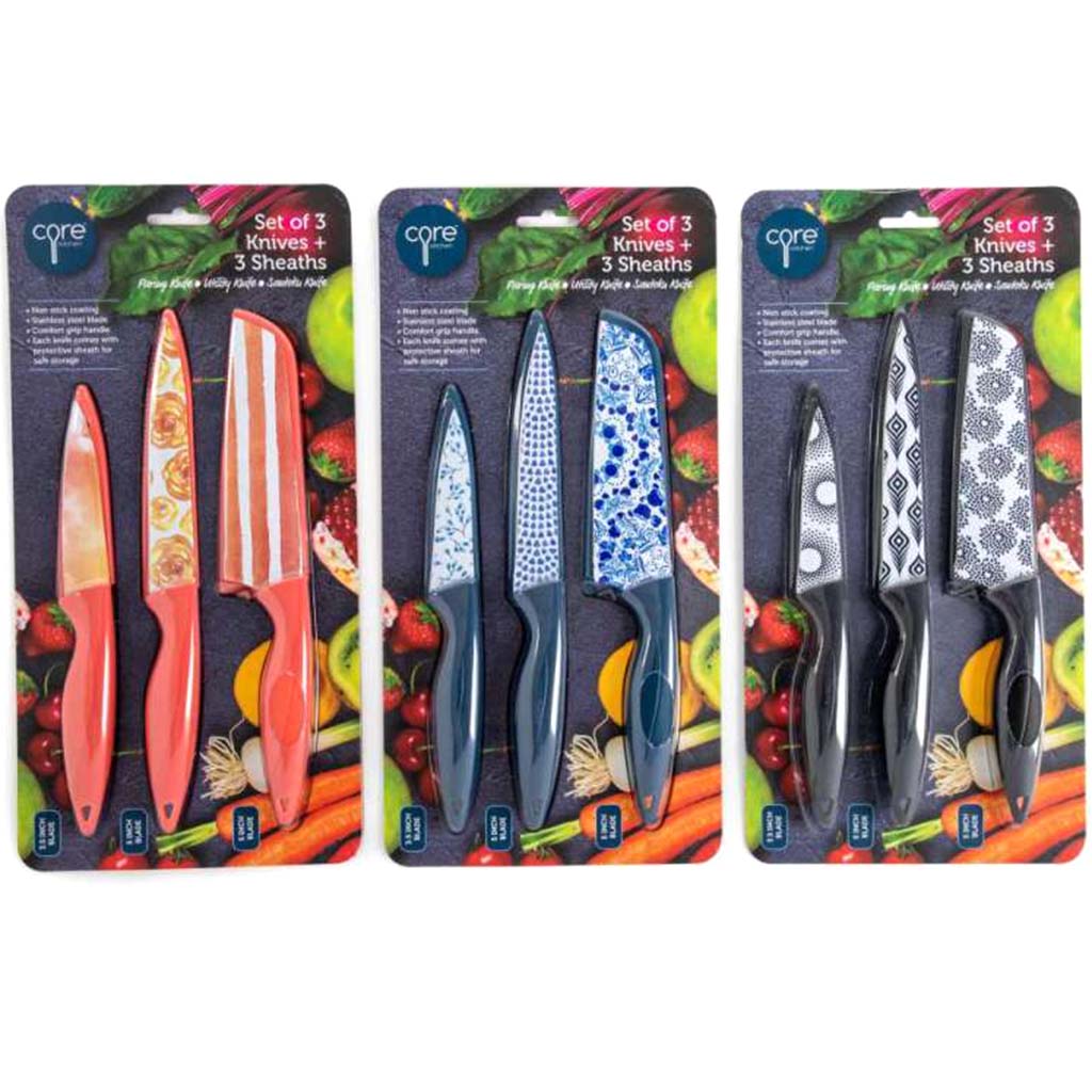 Perfect Precision Knife Set 3pc, 3.5in Paring