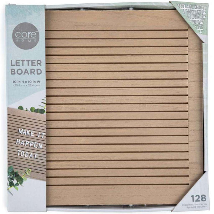 Letter Board Natural 10in X 10in