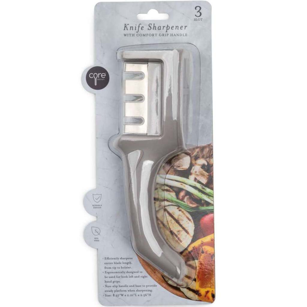 3-Slot Comfort Grip Knife Sharpener - Moonstone