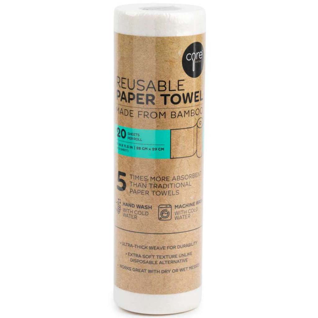 Reusable Bamboo Paper Towel Roll, 1Pk