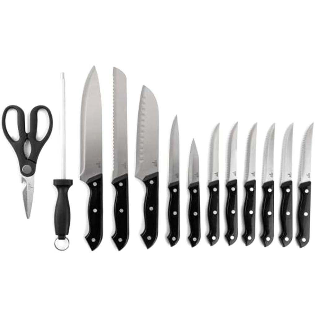 Premium Knife Block Set 14pc- Onyx