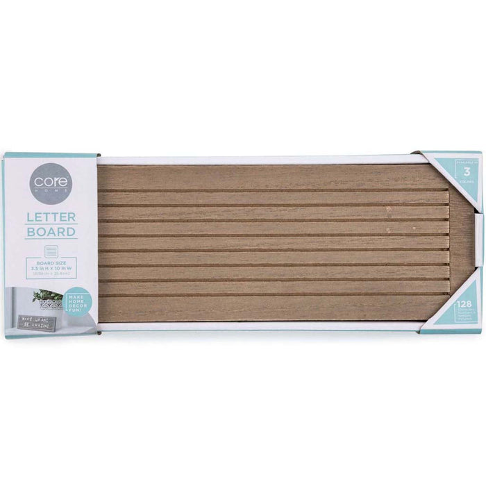 Letter Board Natural 3.5in X 10in
