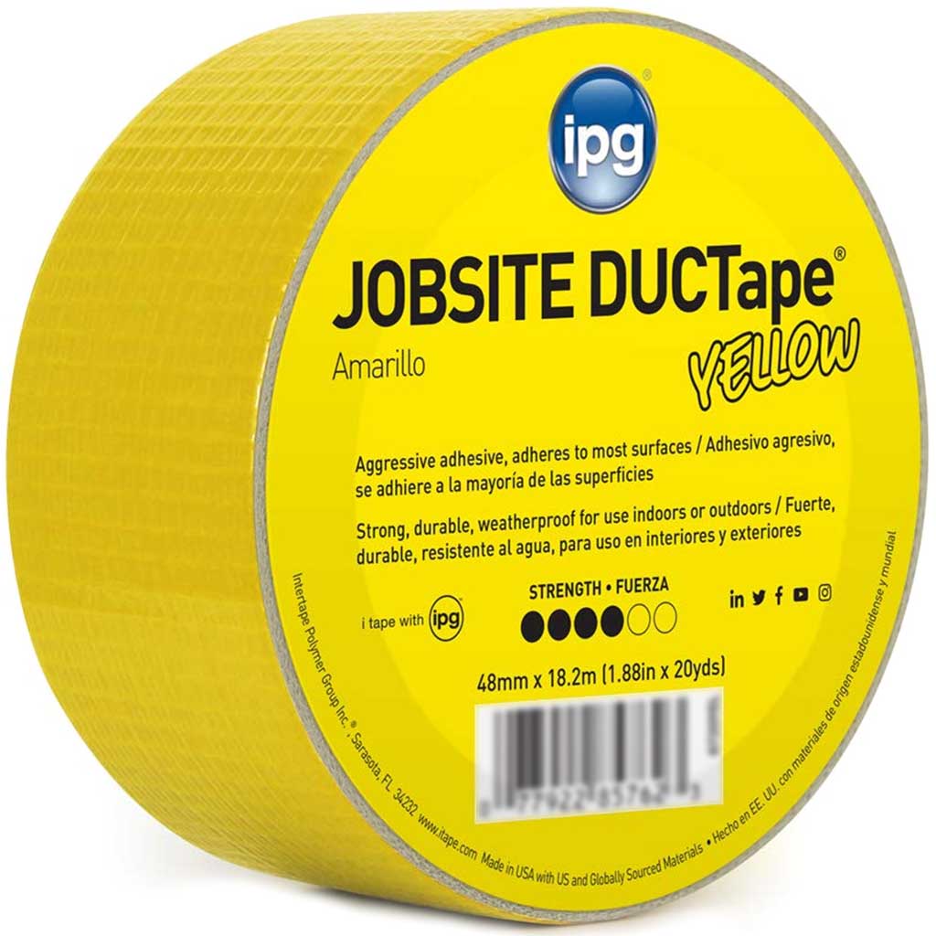Yellow Duct Tape 1.88in x 20yd
