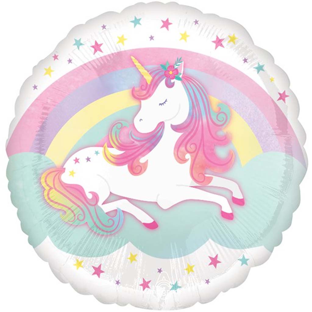 Enchanted Unicorn Foil Balloon, 18in