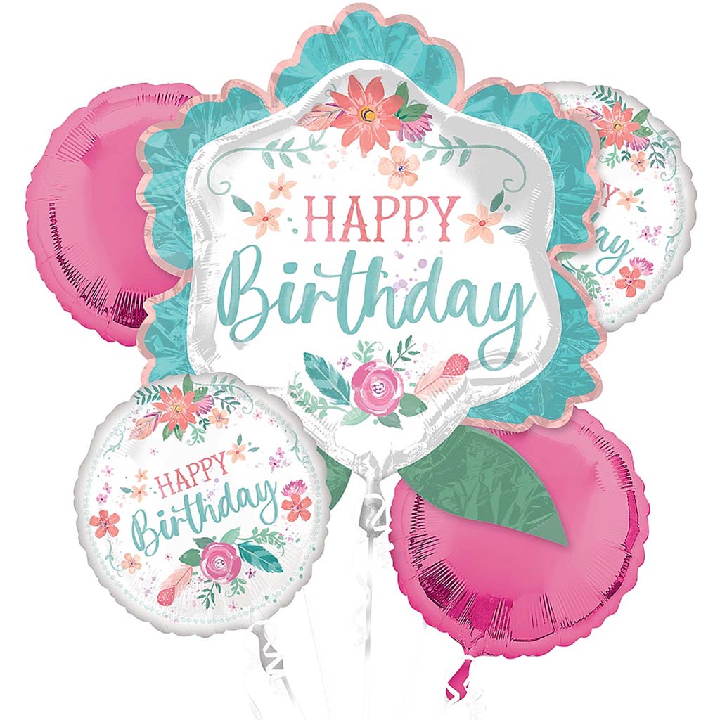 Free Spirit Birthday Bouquet Of Balloons