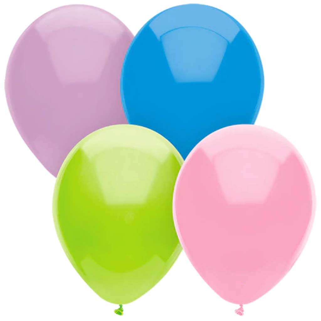 Funstational Balloon Assorted 15ct, 12in Pastels