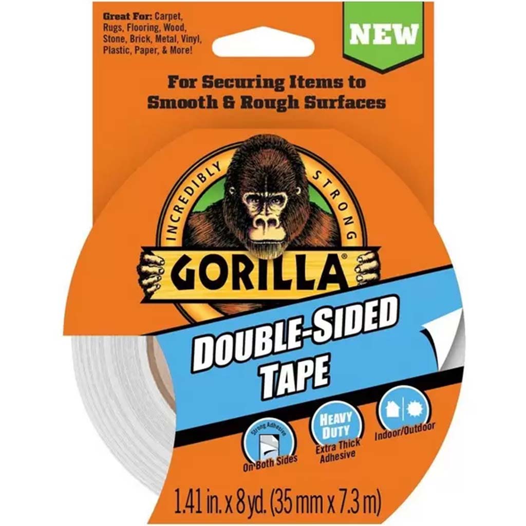 Double Sided Tape 8 yd x 1.41in Gray