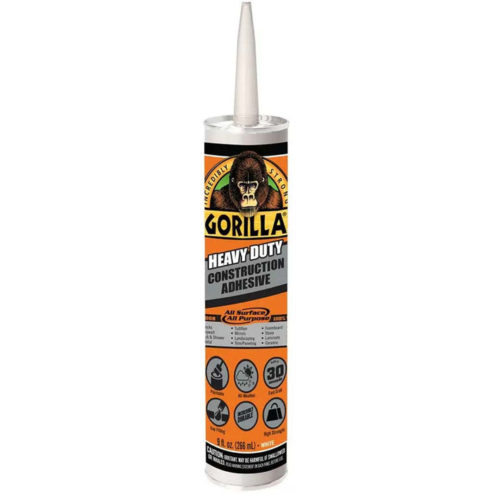 Cartridge Construction Adhesive White 9oz
