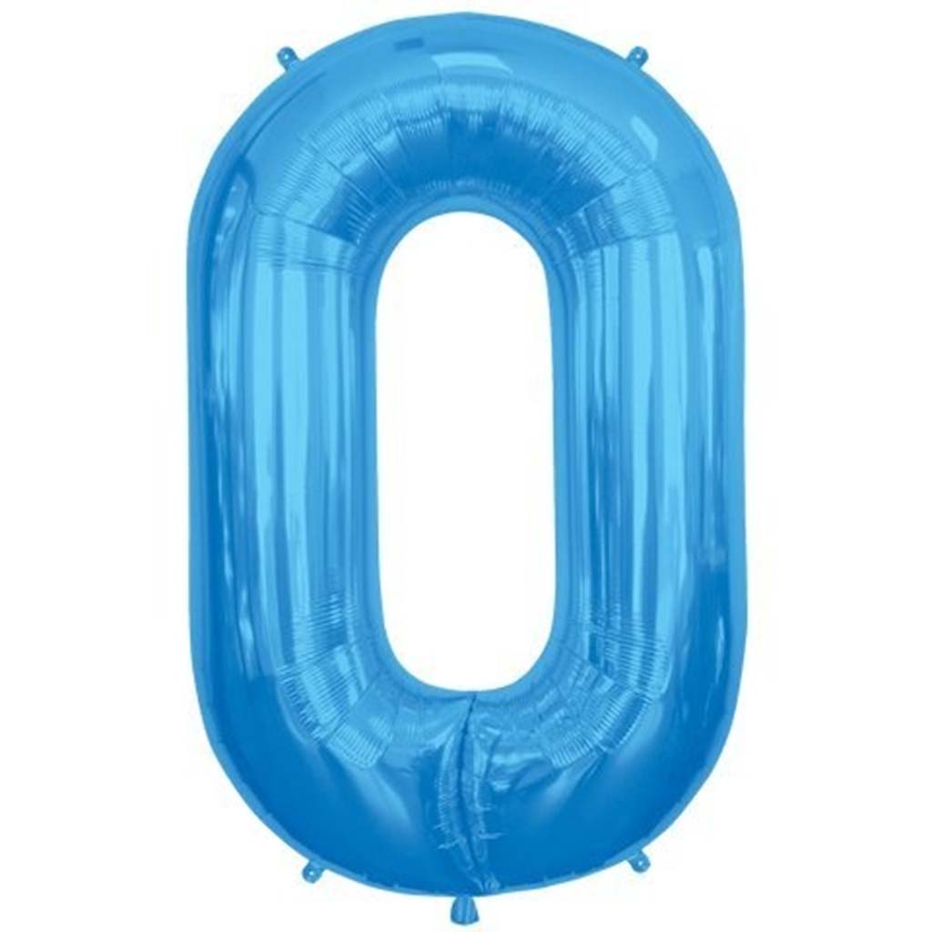 Foil Balloon Letter O 34in, Blue