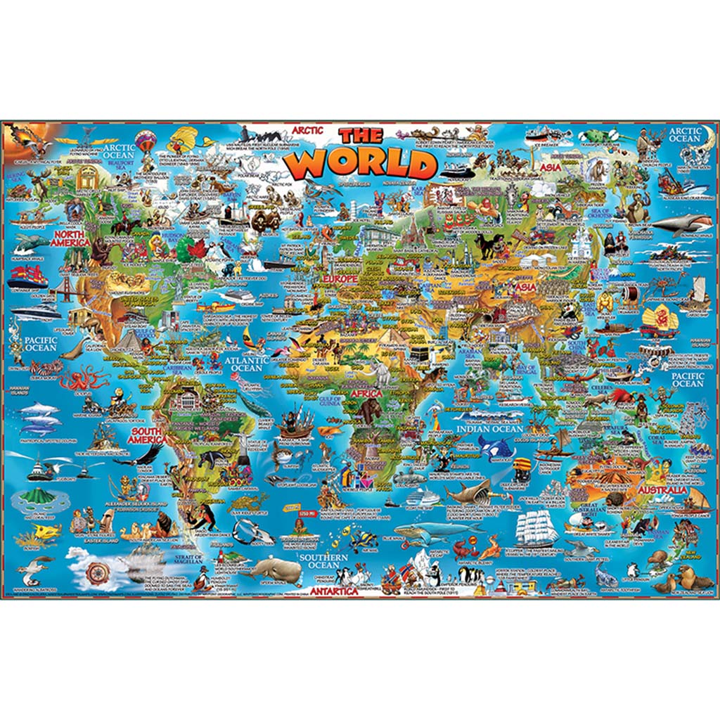 World Illustrated 250pcs Jigsaw Puzzle