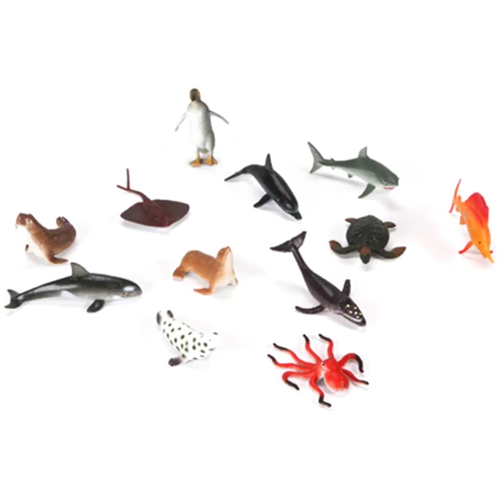 Sea Life Animals Plastic Assorted 2 inches 