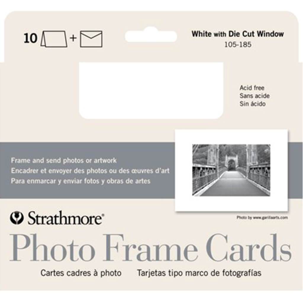 Photo Frame Cards White