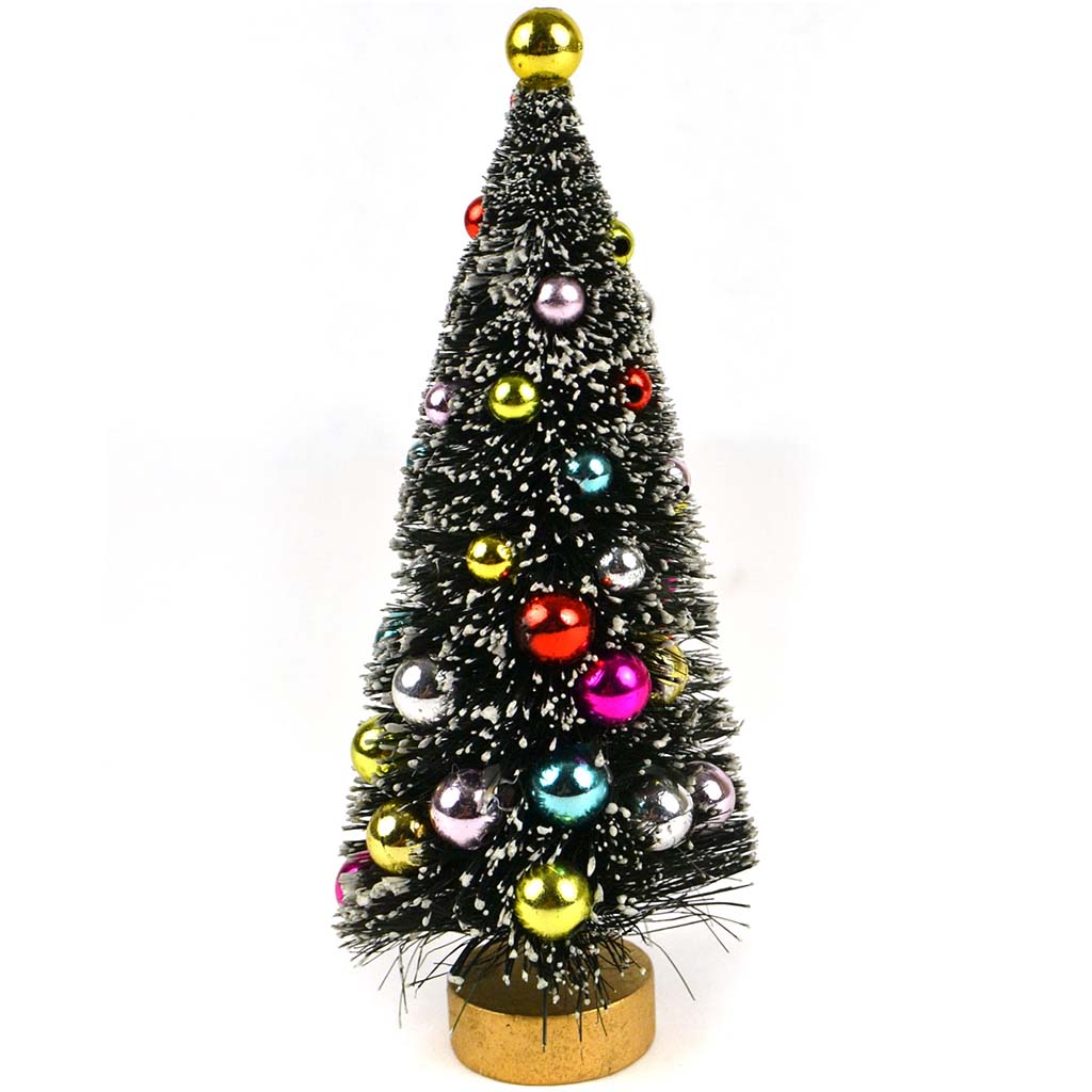 Green Tree with Ornaments, 6.5in