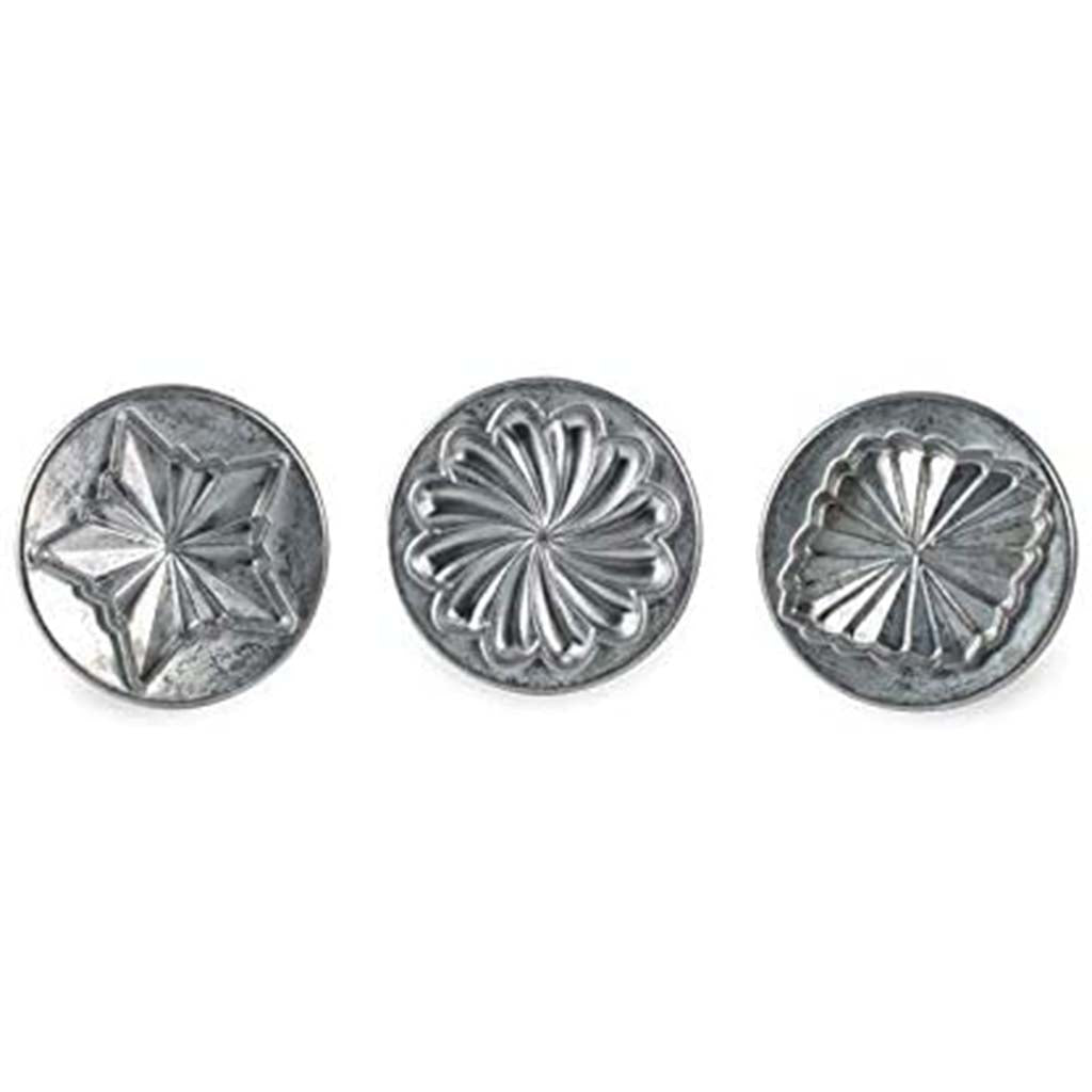 Nordic Ware Pretty Pleated Cookie Stamps Set of 3