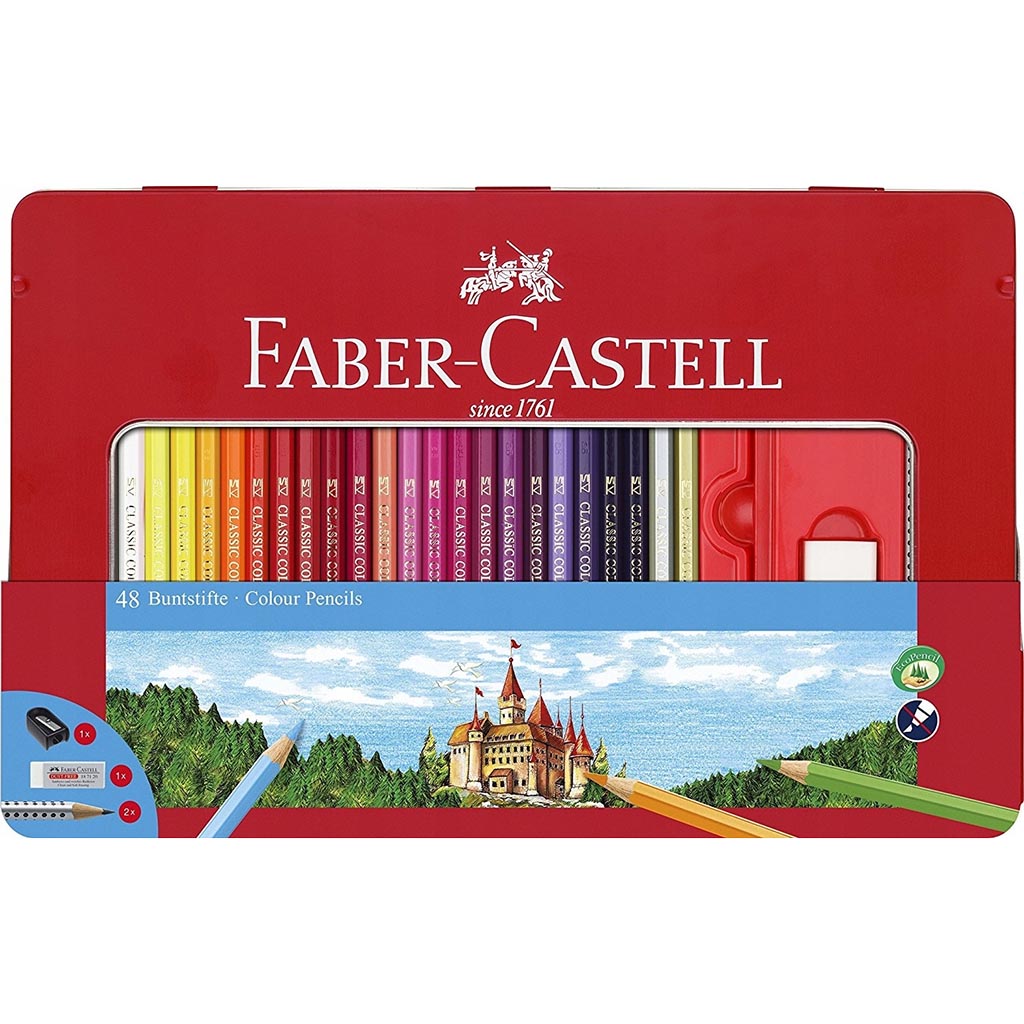 Classic Color Pencil Tin of 48