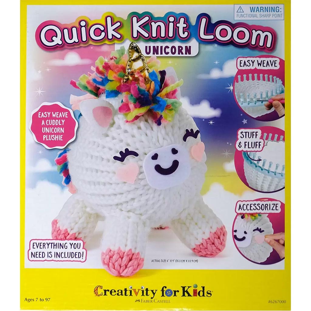 Quick Knit Look Unicorn