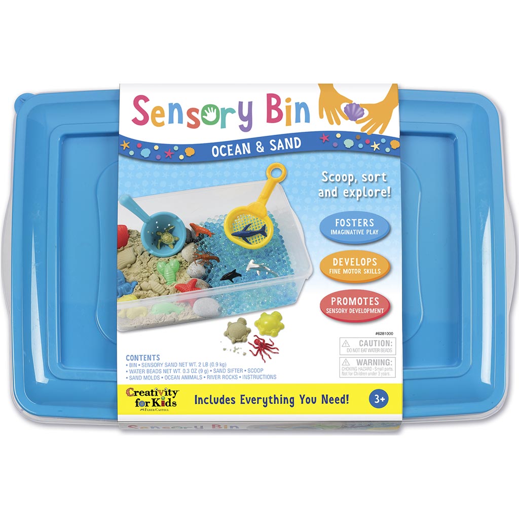 Sensory Bin Ocean and Sand