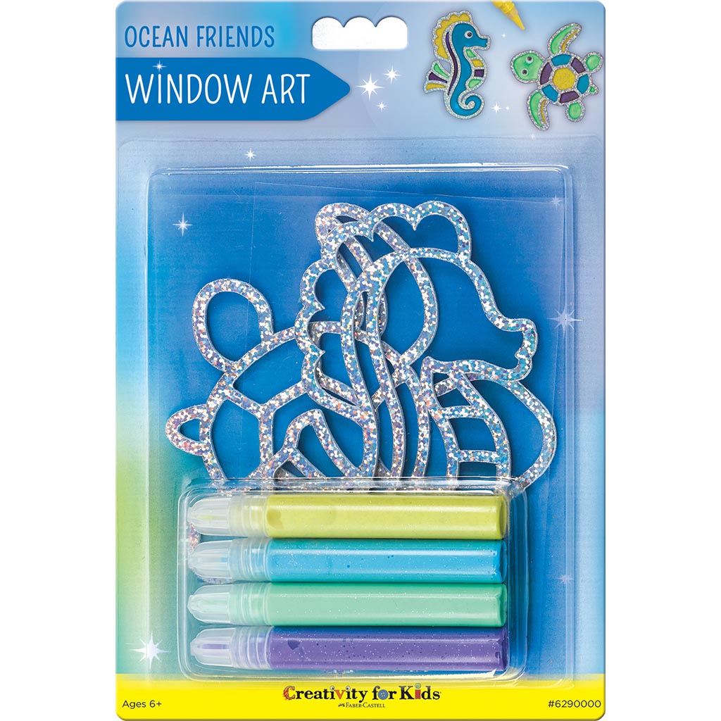 Ocean Friends Window Art Kit