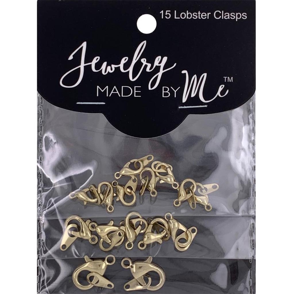 Lobster Clasp 15pcs Gold