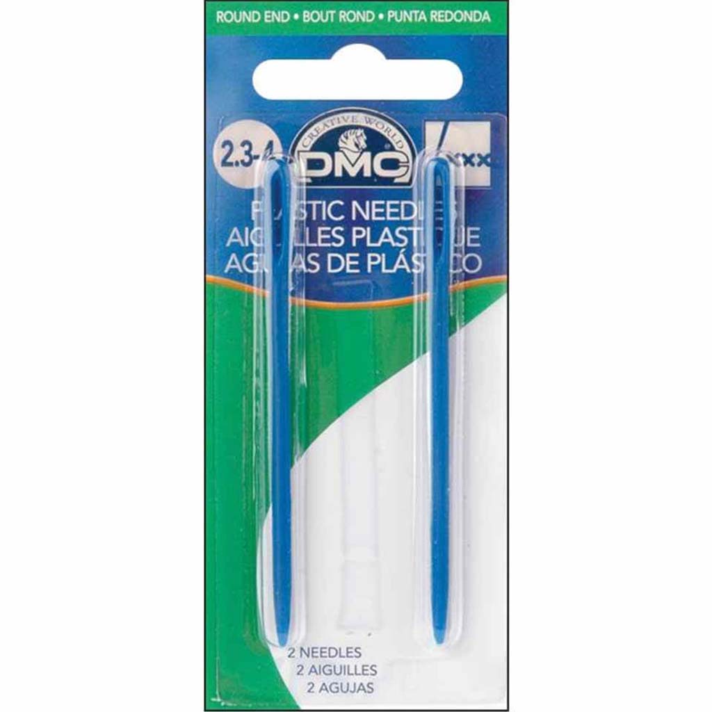DMC Plastic Hand Needles 2.75 in 2/pkg