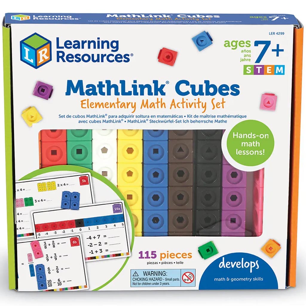 MathLink Cubes Elementary Math Activity Set