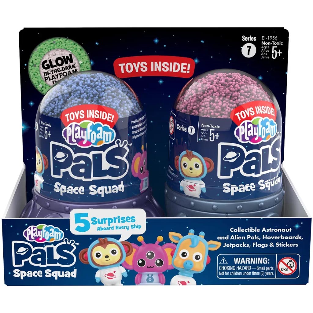 Playfoam Pals Space Squad 2 Pack Pink Violet